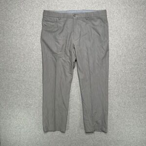 Ballin Comfort-EZE Mens Grey Performance Stretch Trousers Pants 38x28.5 NEW
